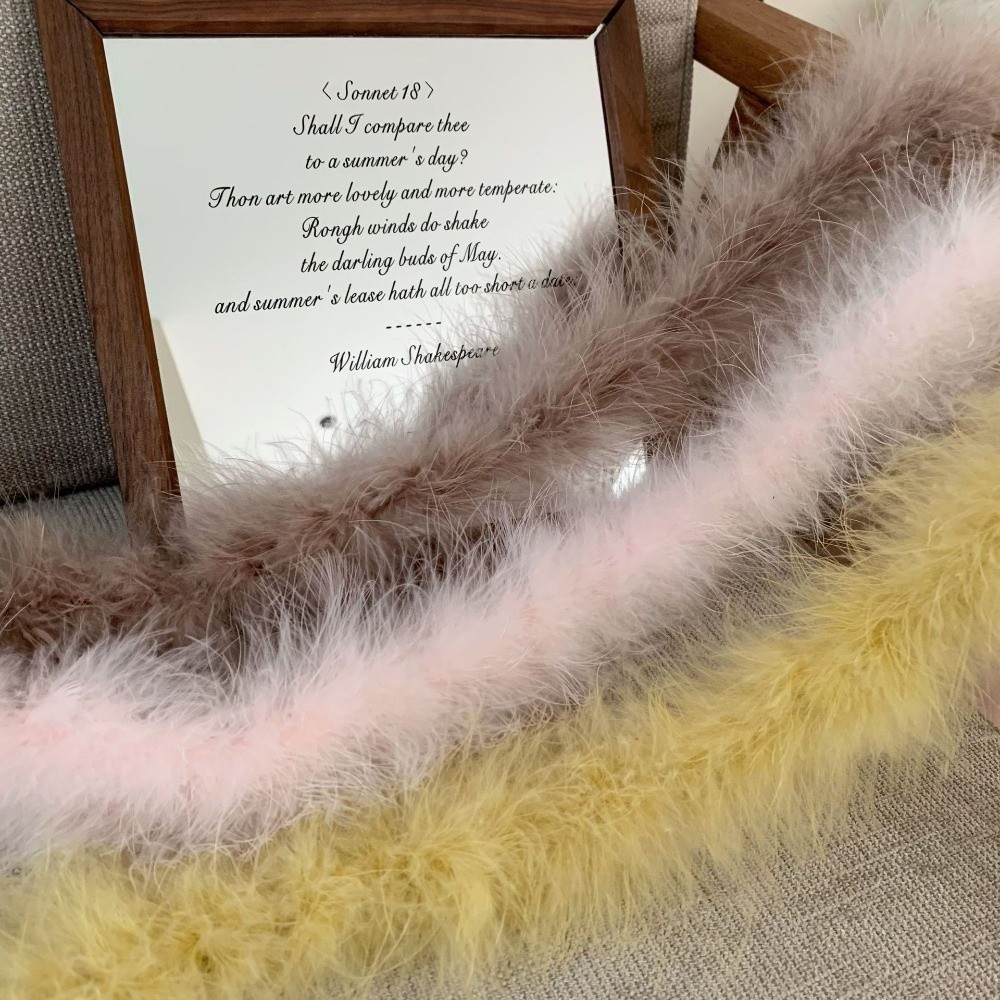 Feather Trim Marabou - 2 Meter Marabou Feather Boa Faux
