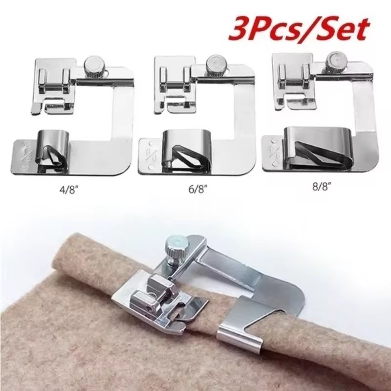 Pom Pom Maker Tool - Sewing Hemming Set 1/3Pcs Wide Hem