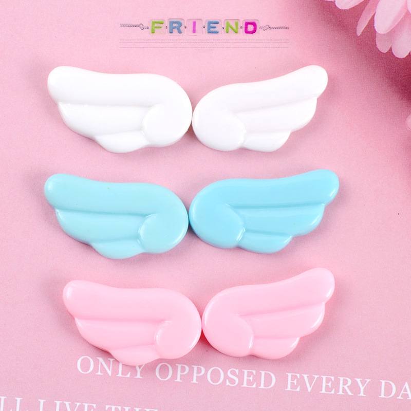 Embellishment Crafts - 10PCS Kawaii Cute Angel Wings Flatback