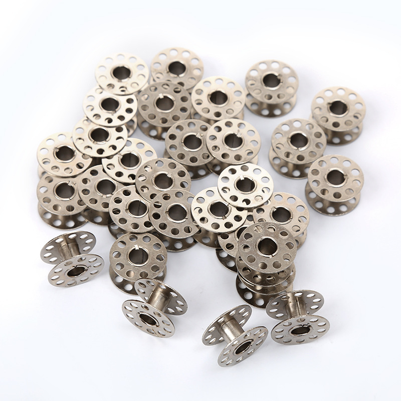 Craft Embellishment Storage - 10pcs Metal Bobbins Spool Stainless Steel