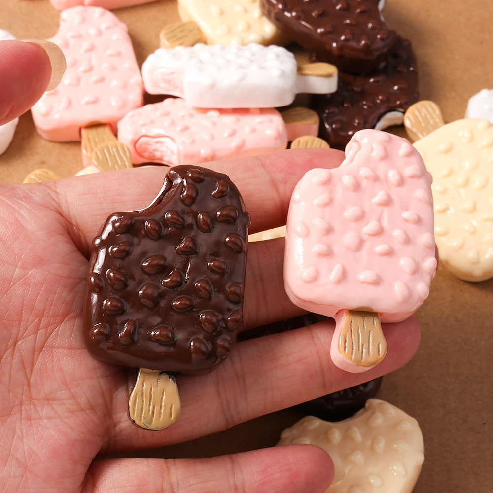 4pcs Simulation Food Ice Cream - Embellishments For Scrapbooking avis et prix