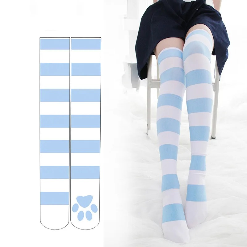 Lolita Over Knee Socks Pink St - Velvet Ribbon Roll avis et prix