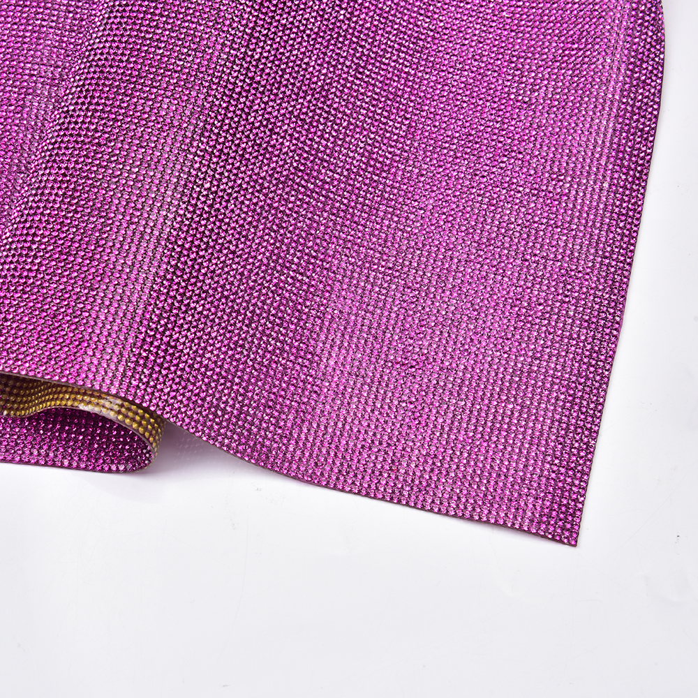 Fuchsia Rhinestone Sticker Tri - Hotfix Rhinestone Sheet avis et prix