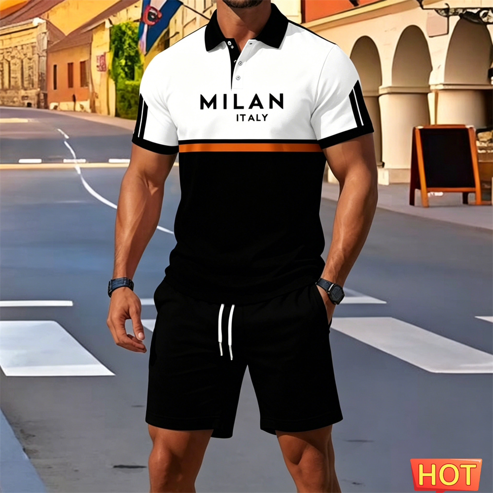 Summer man 2 piece outfits Men - Embellish Knit avis et prix