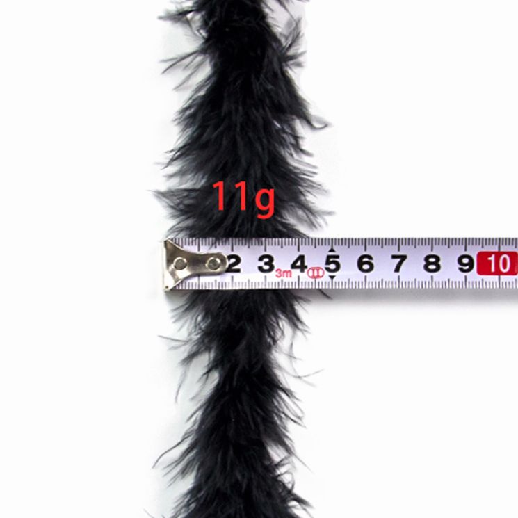 2 Meters Black Fluffy Marabou  - Feather Trim Marabou avis et prix