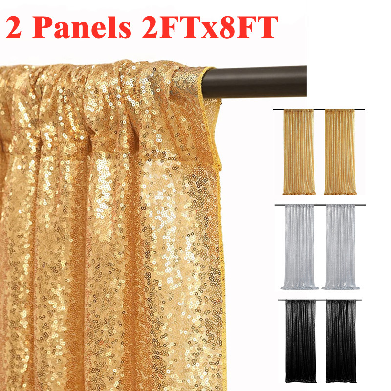 Gold/Silvery Sequin Backdrop C - Sequin Fabric Panel avis et prix