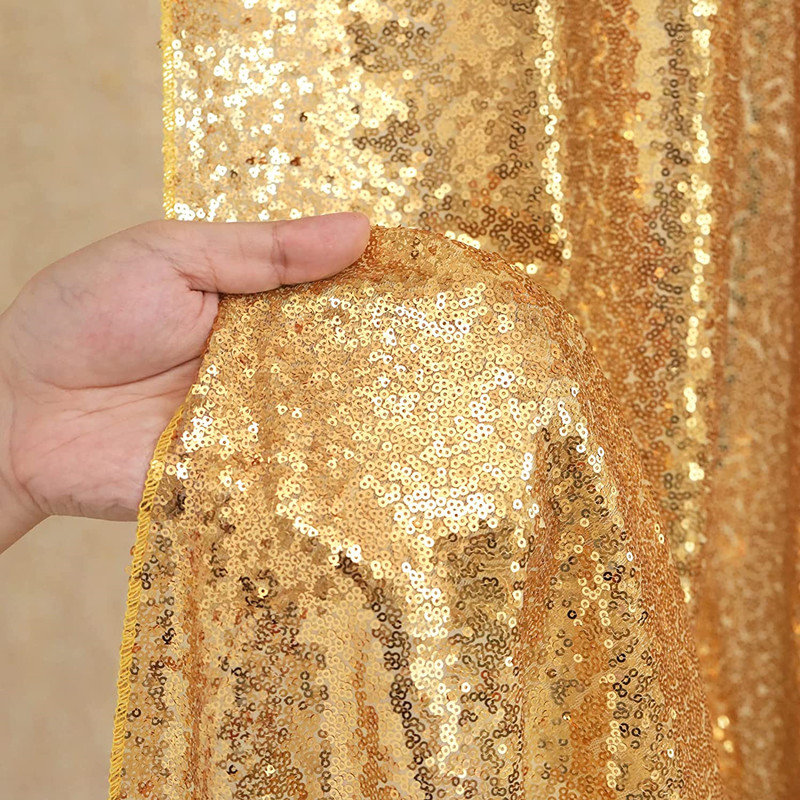 Gold/Silvery Sequin Backdrop C - Sequin Fabric Panel avis et prix