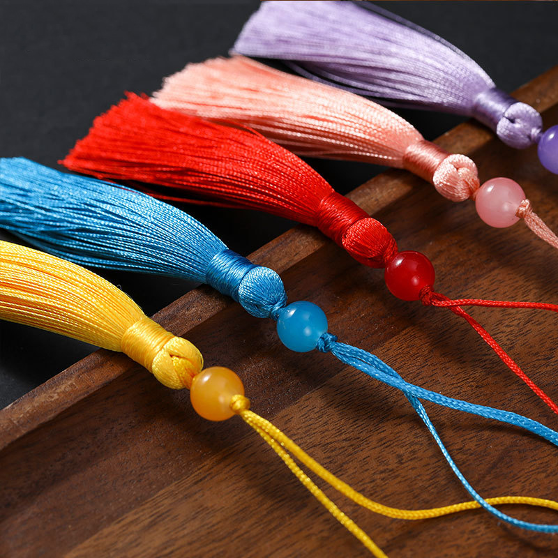 10/5Pcs Polyester Silk Tassel  - Beaded Trim Fringe avis et prix