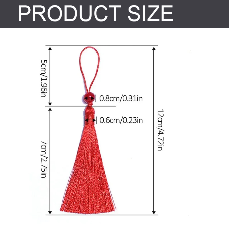 10/5Pcs Polyester Silk Tassel  - Beaded Trim Fringe avis et prix