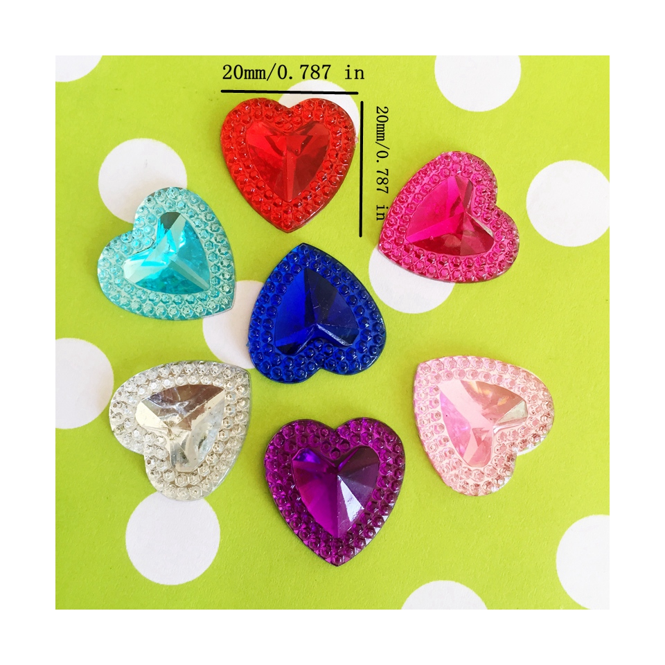 30pcs 20mm Acrylic Rhinestones - Embellishment Glue Craft avis et prix