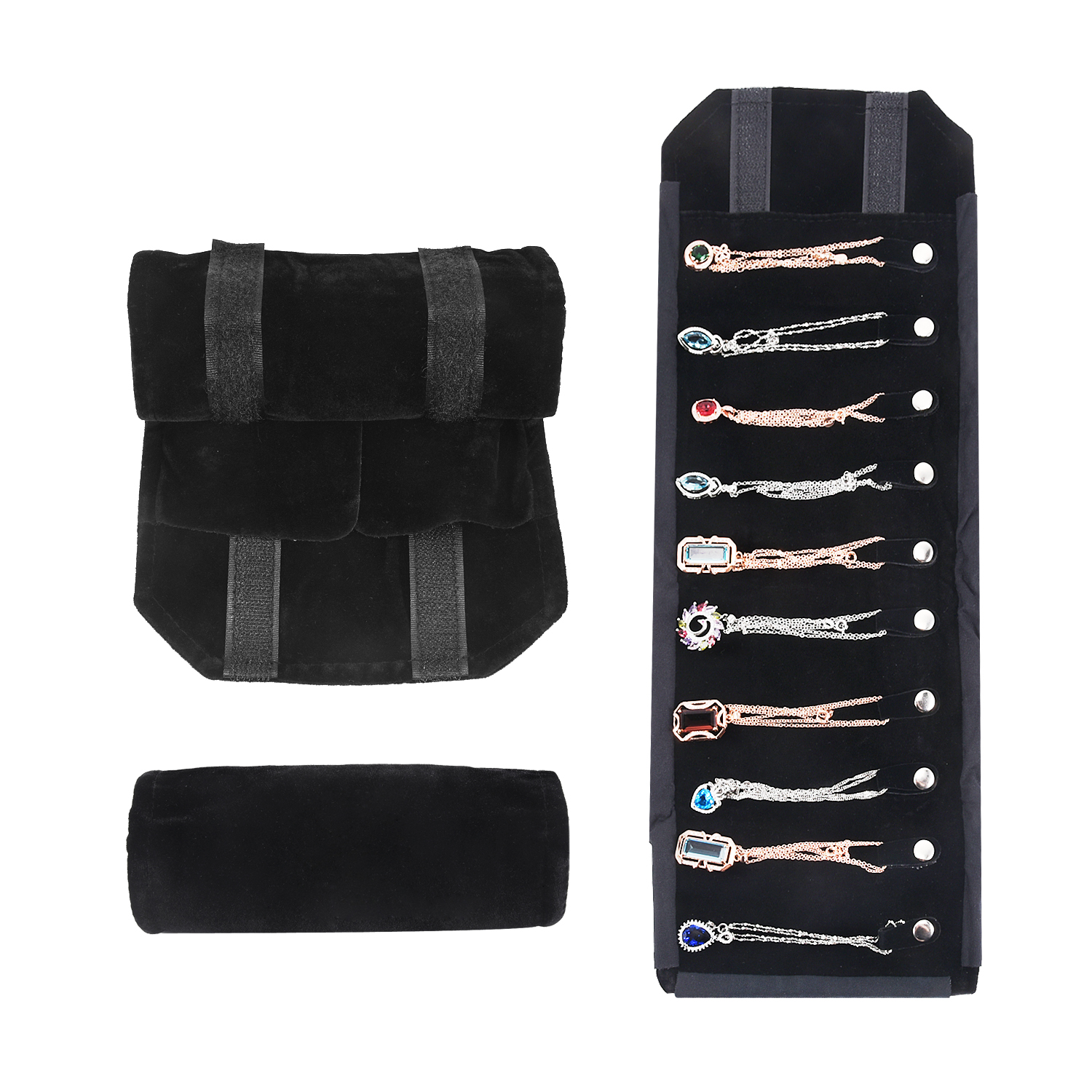 Travel Jewelry Necklace Displa - Velvet Ribbon Roll avis et prix