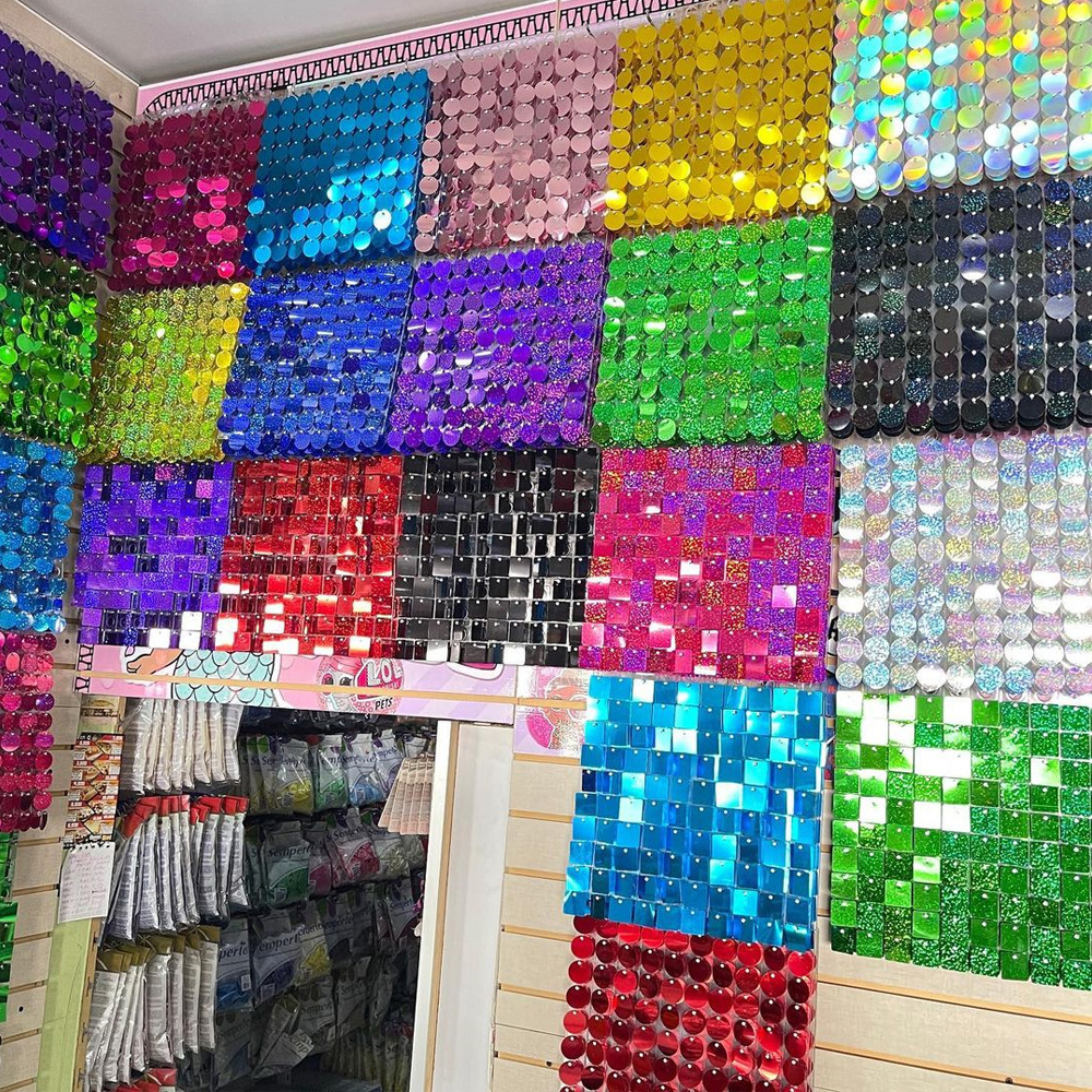 Party Backdrop Decorations Seq - Sequin Fabric Panel avis et prix