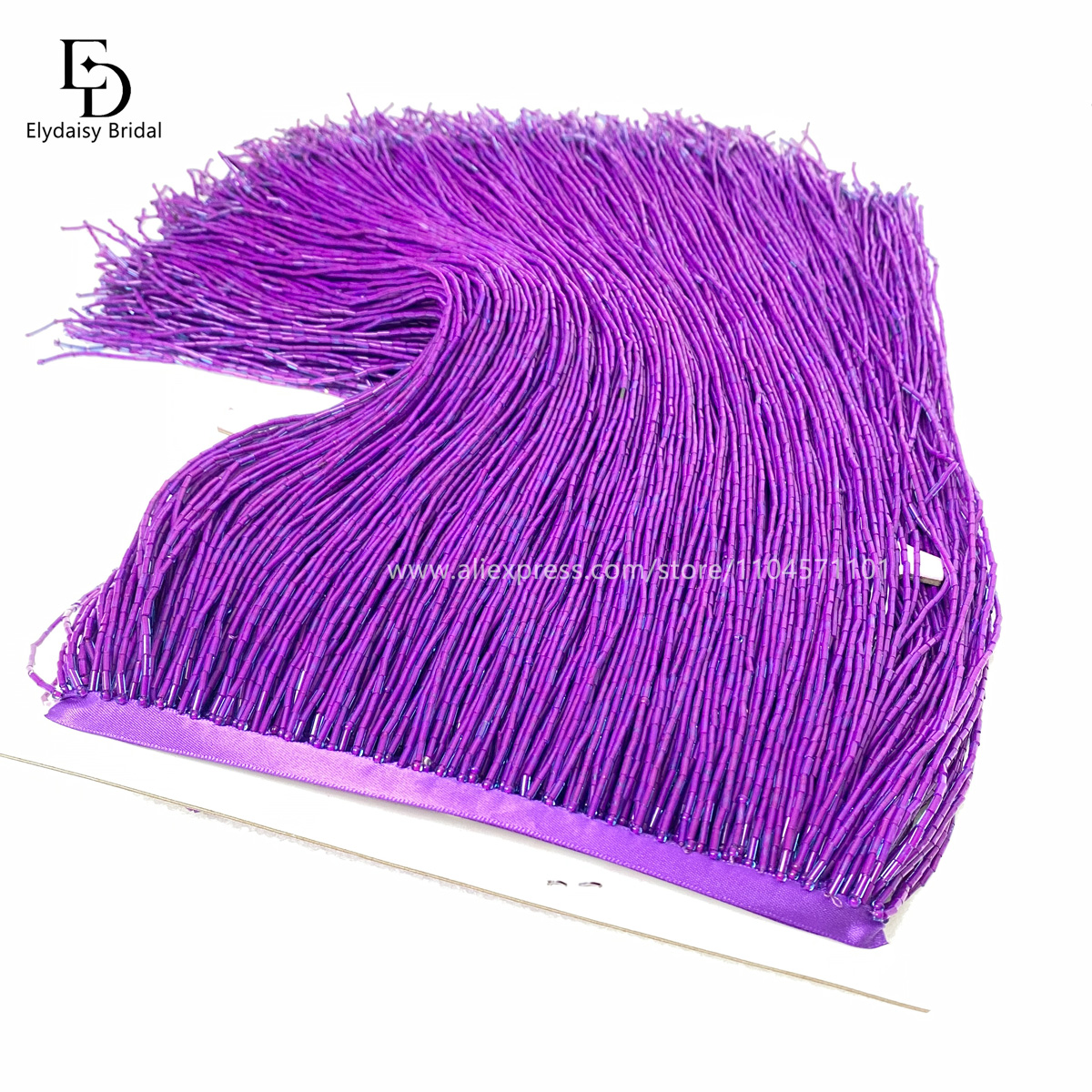 30CM Long Purple Green Black B - Fringe Ribbon Sewing avis et prix