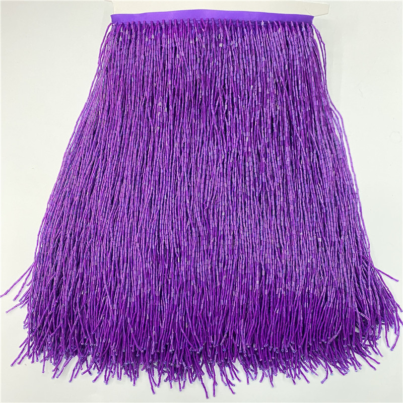 2metros/lot 30cm Wide High Qua - Beaded Trim Fringe avis et prix