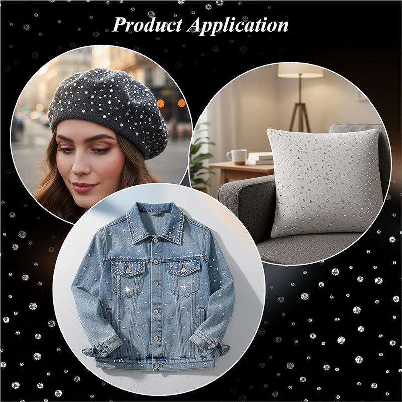 A64Z Rhinestone Sheets 10 Iron - Hotfix Rhinestone Sheet avis et prix
