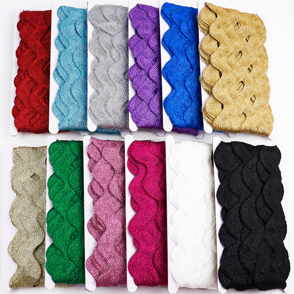 10yard/lot Ric Rac Zig Zag Rib - Velvet Ribbon Roll avis et prix