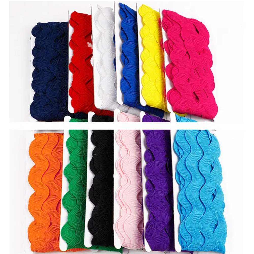10yard/lot Ric Rac Zig Zag Rib - Velvet Ribbon Roll avis et prix