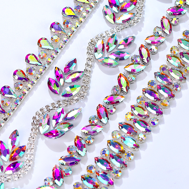 QIAO Rhinestone Trim Crystal A - Crystal Mesh Fabric avis et prix
