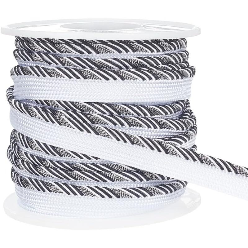 10 Yard Black Twisted Lip Cord - Cord Trim Twisted avis et prix