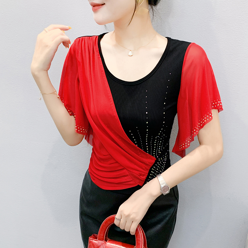 2025 Summer Women's Mesh Top:  - Beaded Trim Fringe avis et prix