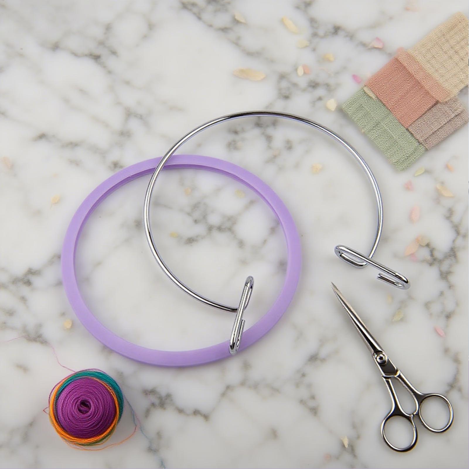 Hoop For Cross Stitching Metal - Embroidery Embellishments avis et prix