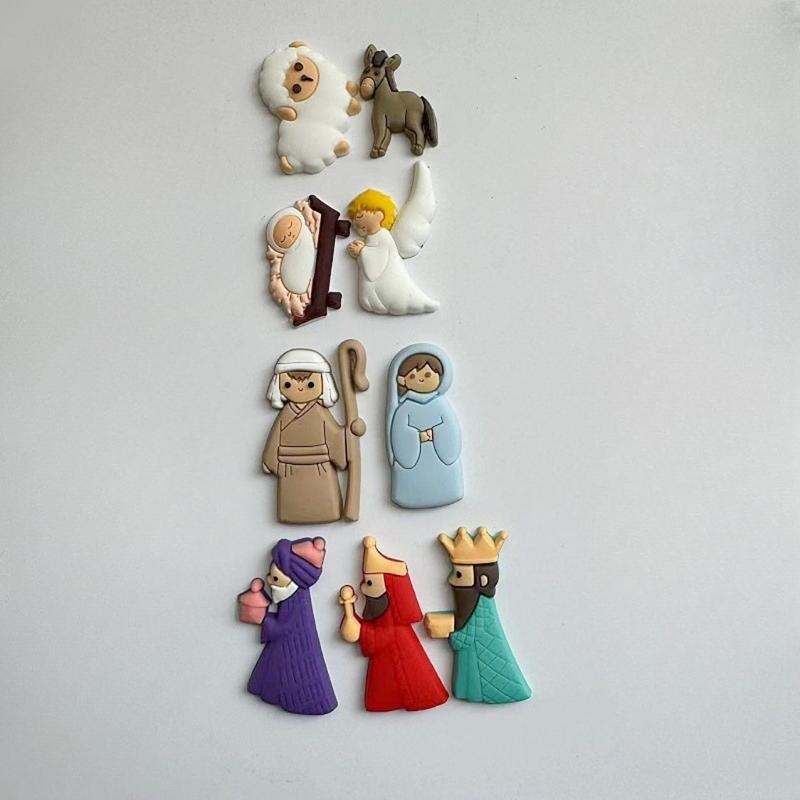 652F 9Pieces Nativity Scene Ch - Christmas Craft Embellishment avis et prix