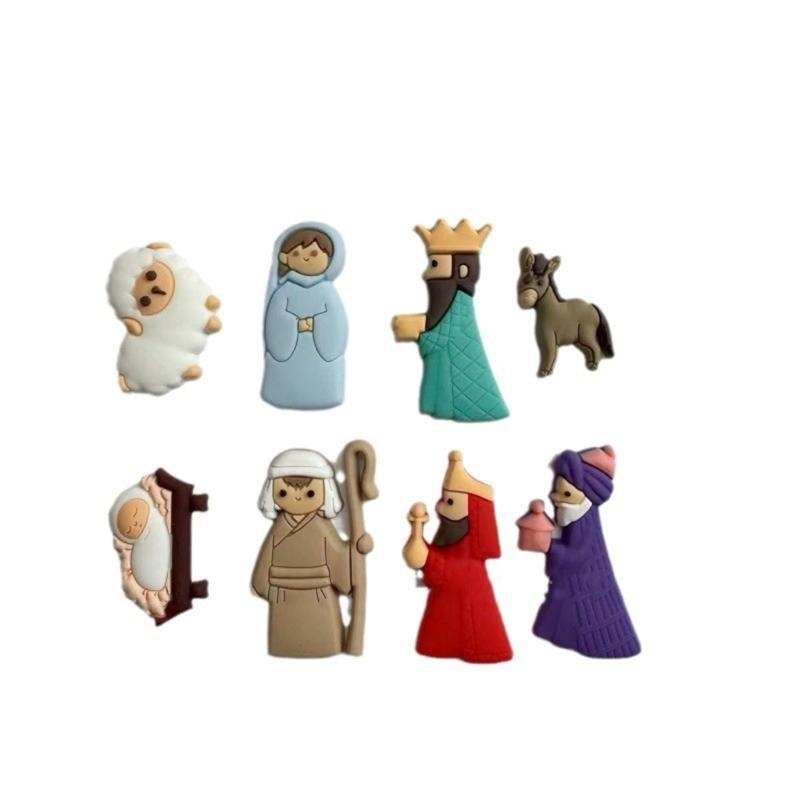 652F 9Pieces Nativity Scene Ch - Christmas Craft Embellishment avis et prix