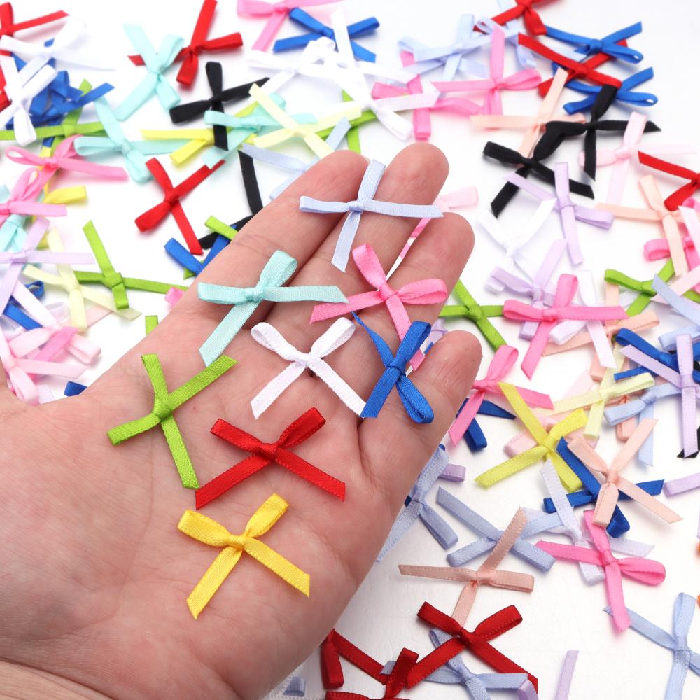 50Pcs 2.5x3cm Ribbons Mini Sat - Christmas Craft Embellishment avis et prix