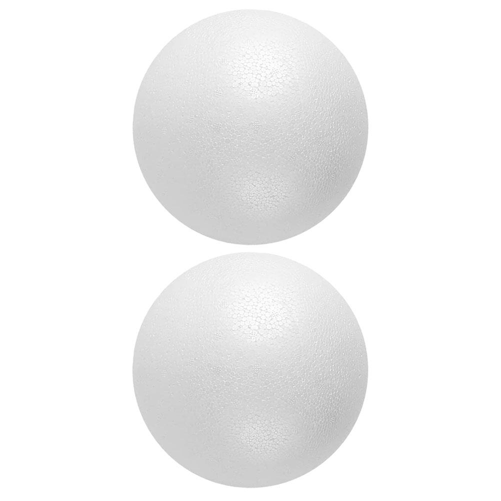 2Pcs Round Foam Spheres Lightw - Embellishment Crafts avis et prix