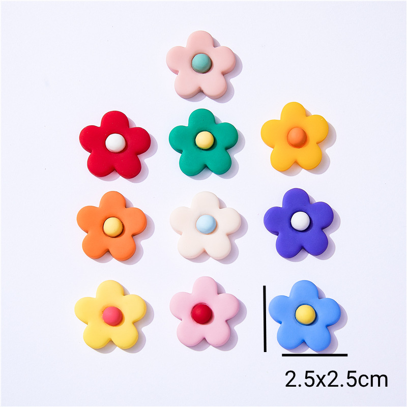 10pcs Resin Flowers Flat Back  - Christmas Craft Embellishment avis et prix