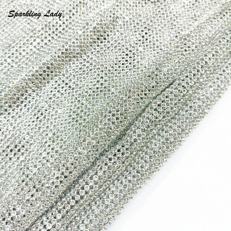 3MM Fashion Metal Rhinestone F - Crystal Mesh Fabric avis et prix