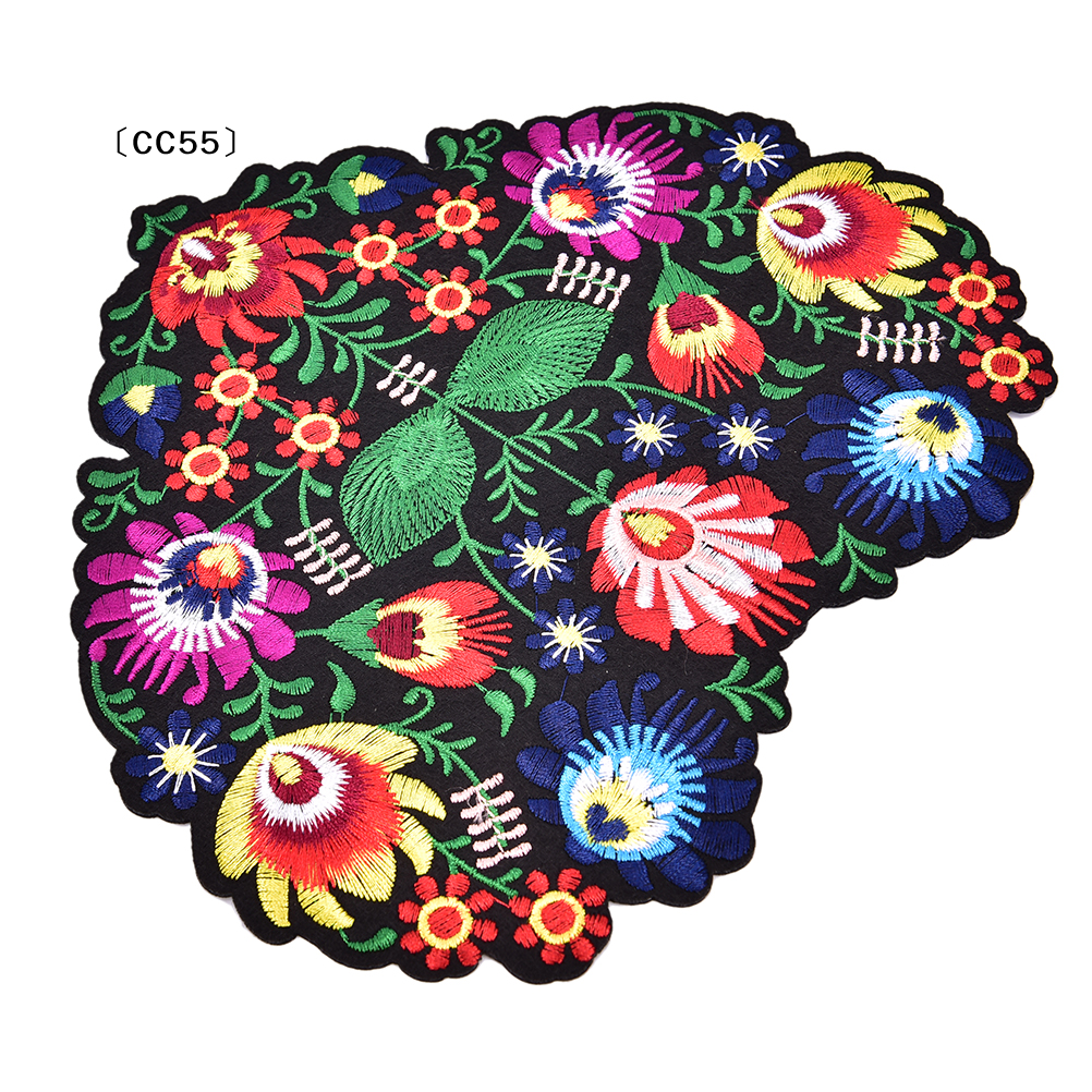 1Pc Heart Shape Flower Embroid - Applique Patch Flower avis et prix