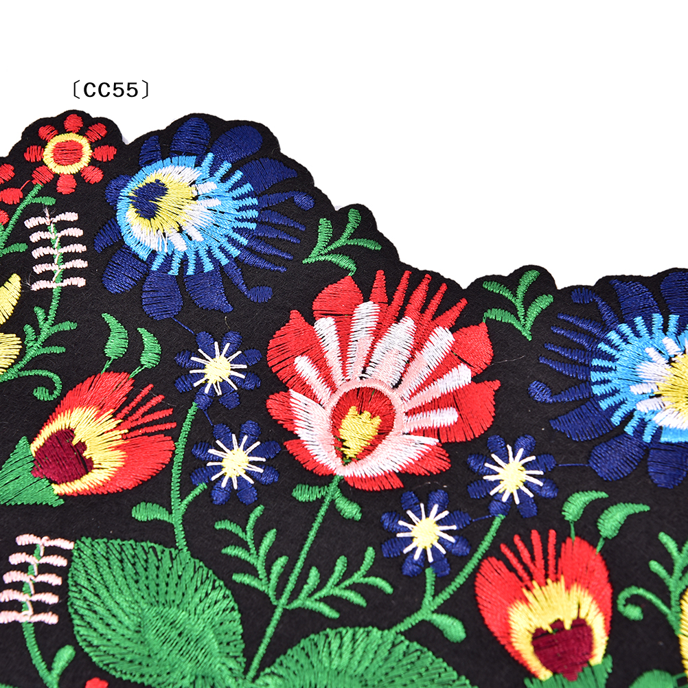 1Pc Heart Shape Flower Embroid - Applique Patch Flower avis et prix