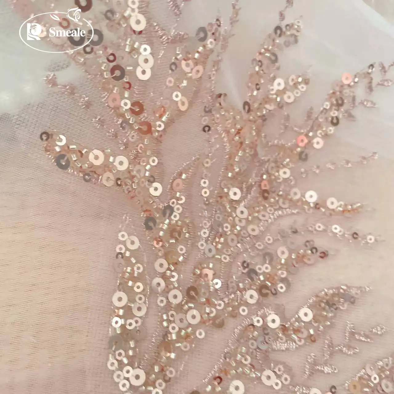 5Pair-2Pair.Rose Gold Sequin T - Applique Patch Flower avis et prix