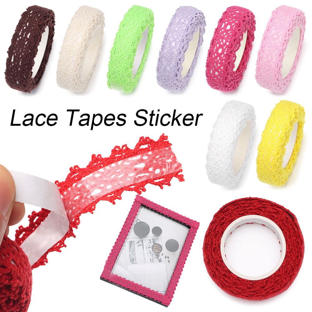 2Yards/pc Lace Tapes Sticker S - Lace Ribbon Trim avis et prix
