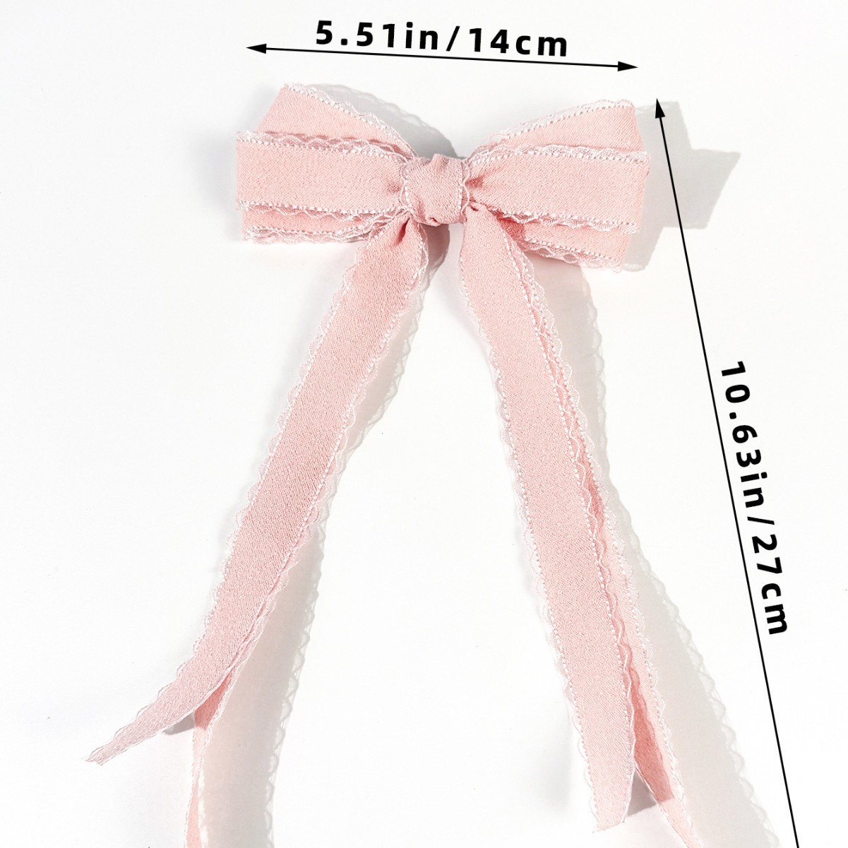 Bulk 20pc Long Tassel Hair Cli - Lace Ribbon Trim avis et prix