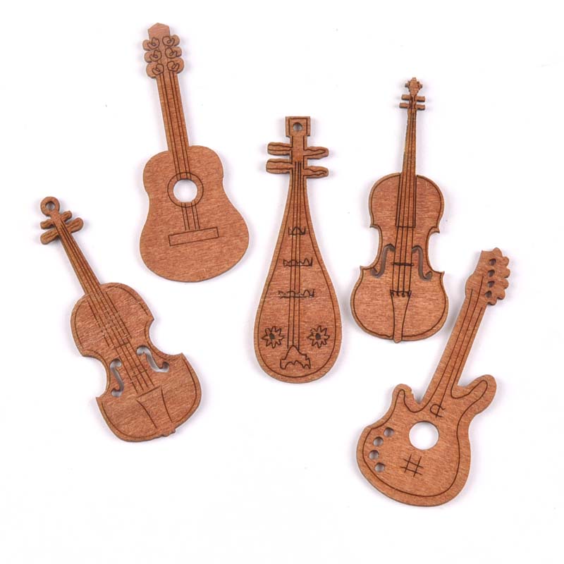 20Pcs/set Wood Handicraft guit - Embellishments For Scrapbooking avis et prix
