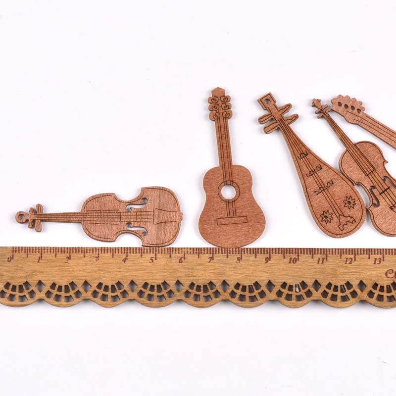 20Pcs/set Wood Handicraft guit - Embellishments For Scrapbooking avis et prix