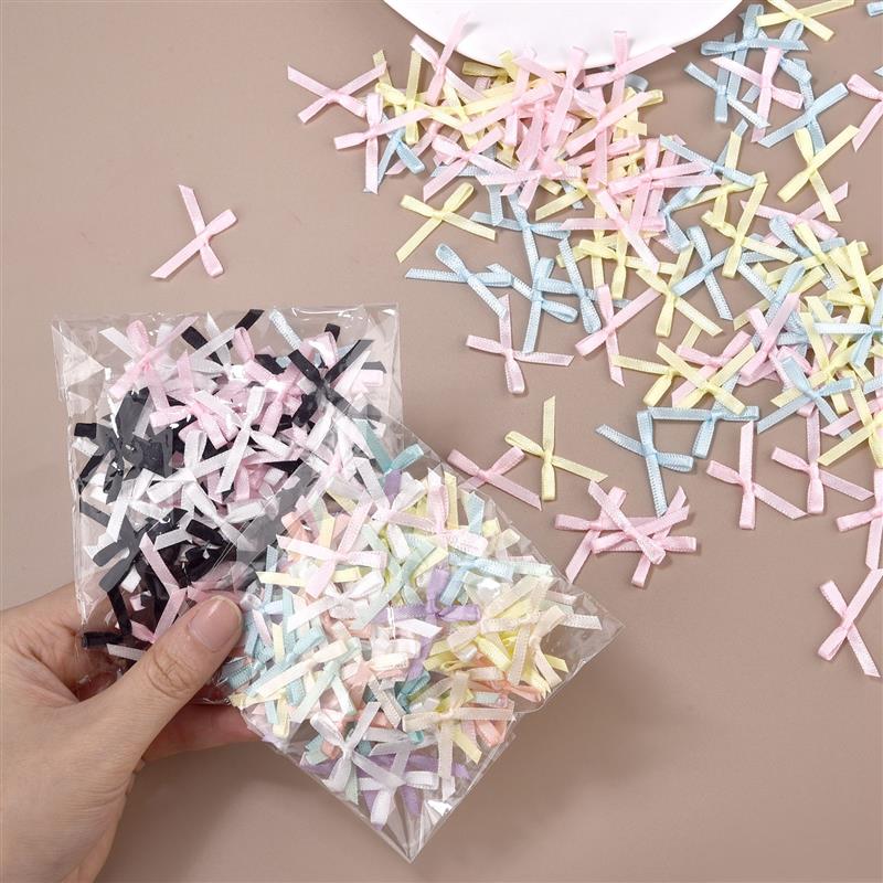 100Pcs 3mm Ribbons Mini Satin  - Christmas Craft Embellishment avis et prix