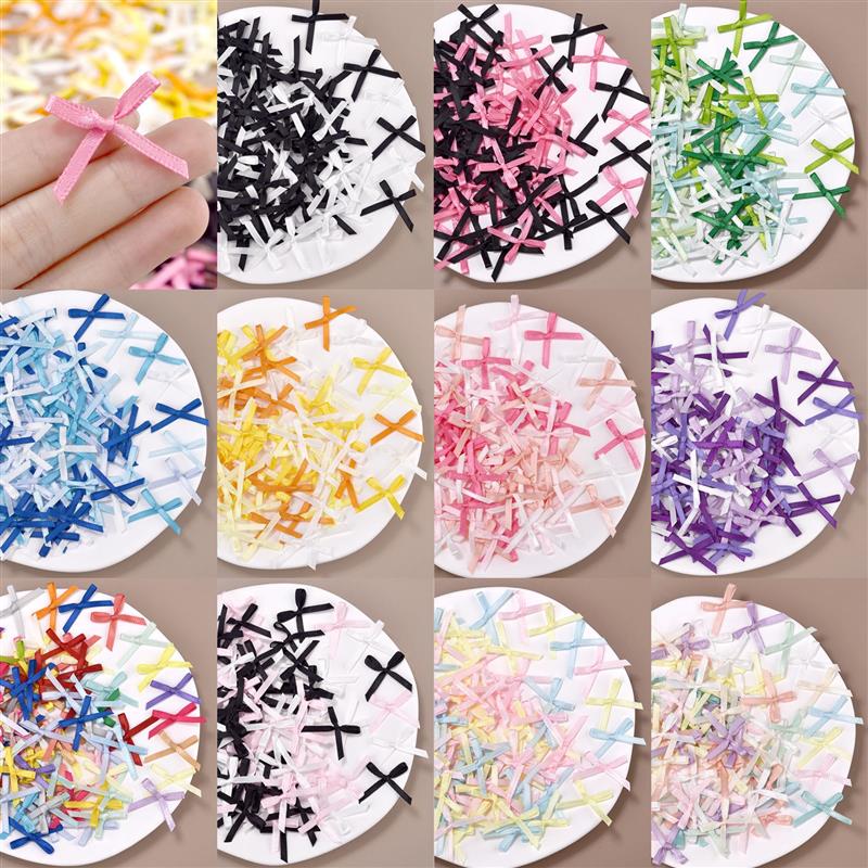 100Pcs 3mm Ribbons Mini Satin  - Christmas Craft Embellishment avis et prix