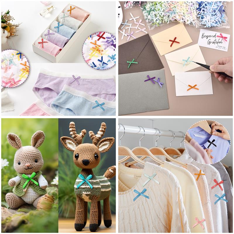 100Pcs 3mm Ribbons Mini Satin  - Christmas Craft Embellishment avis et prix