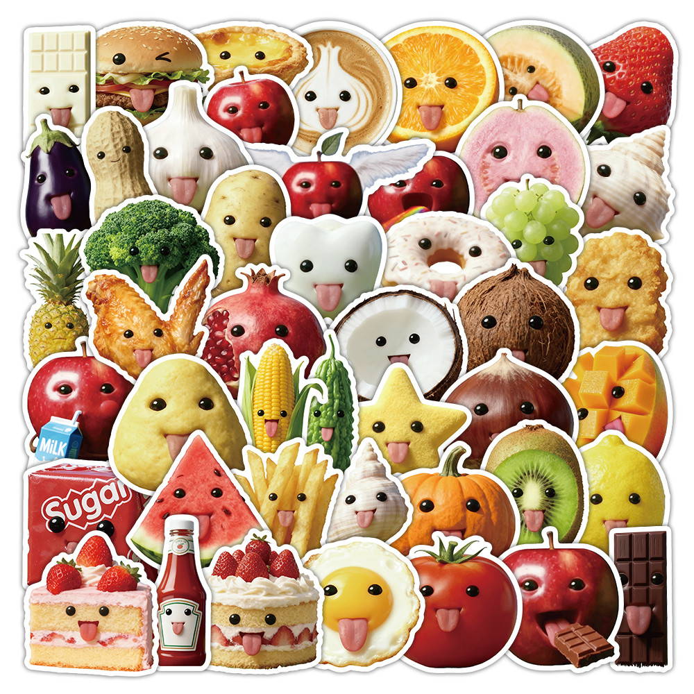 53 Pcs Abstract Art Style Food - Craft Embellishment World avis et prix