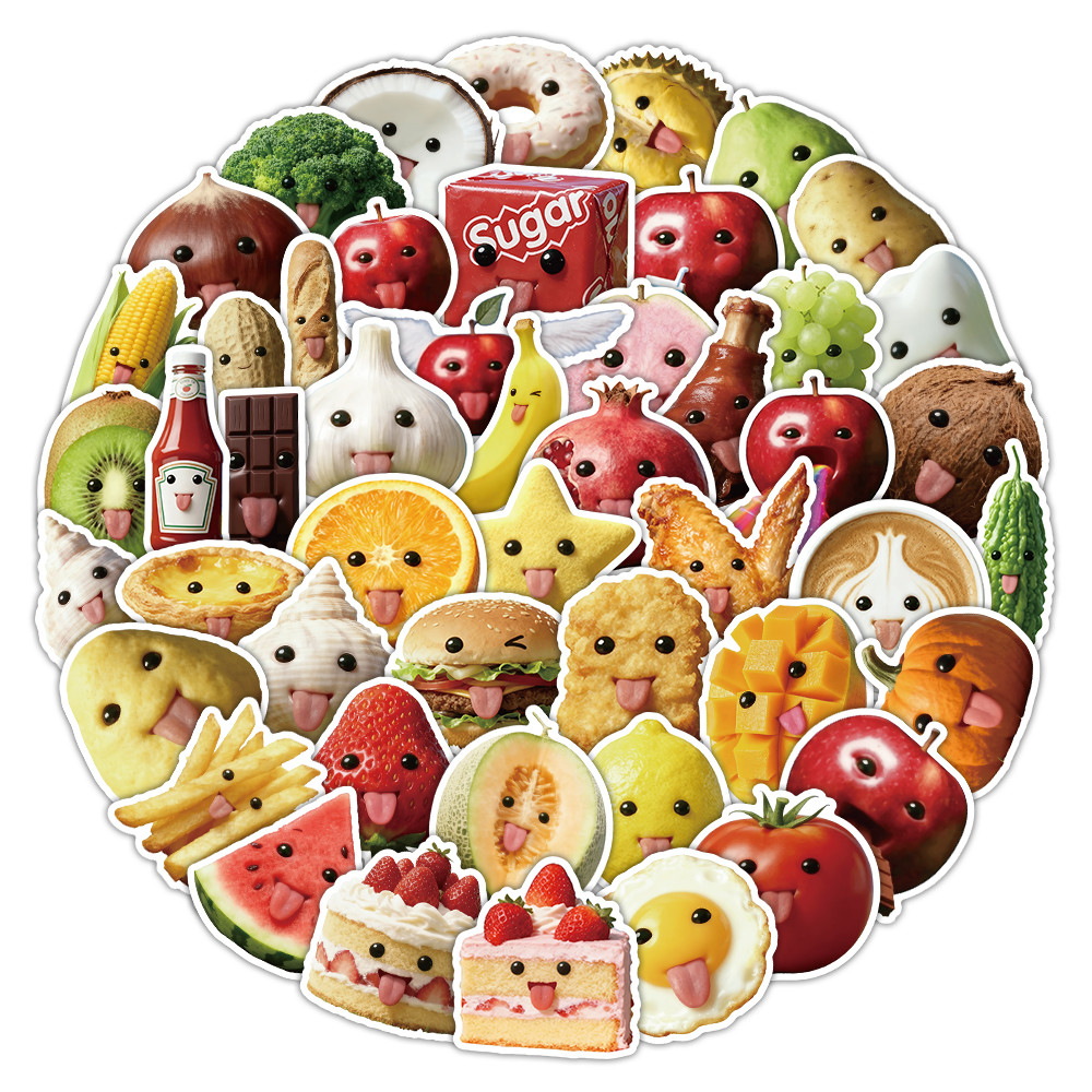 53 Pcs Abstract Art Style Food - Craft Embellishment World avis et prix