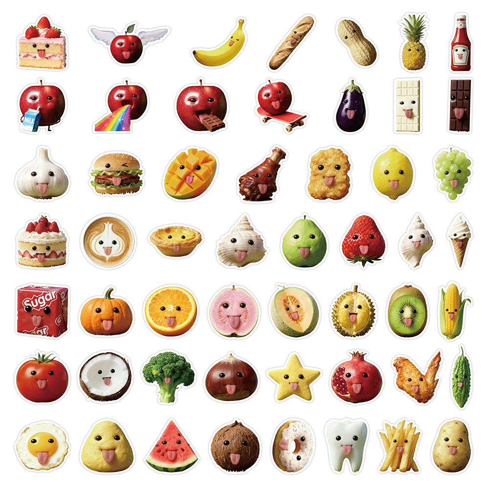 53 Pcs Abstract Art Style Food - Craft Embellishment World avis et prix