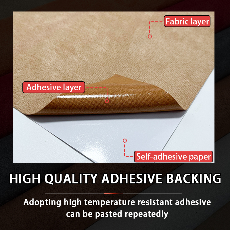 30x200cm Self Adhesive Suede F - Velvet Ribbon Roll avis et prix