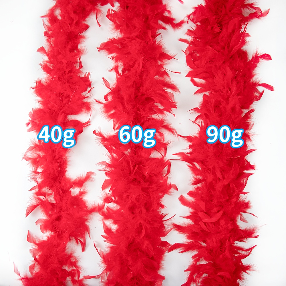 Red Marabou Feather Boa Trim F - Feather Trim Marabou avis et prix