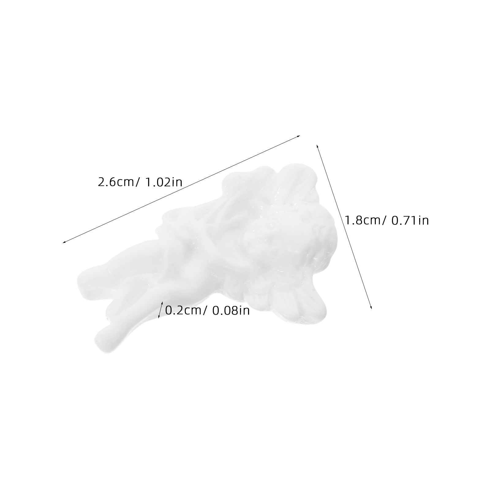 100Pcs Resin Angel Miniatures  - Christmas Craft Embellishment avis et prix