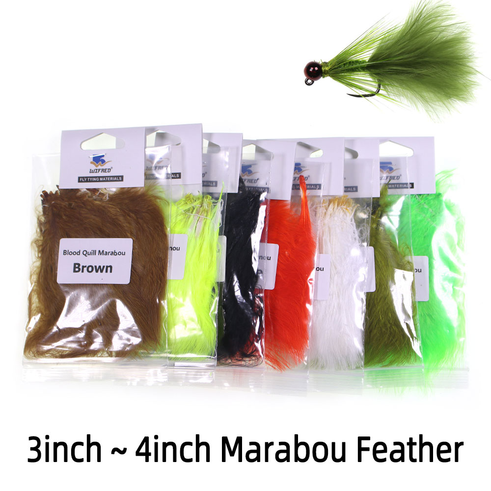 3.5g/Pack 3~4 inch Natural Mar - Feather Trim Marabou avis et prix