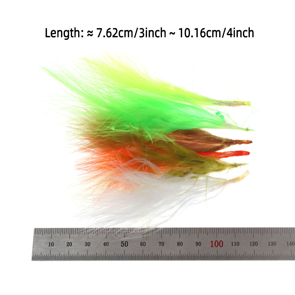 3.5g/Pack 3~4 inch Natural Mar - Feather Trim Marabou avis et prix
