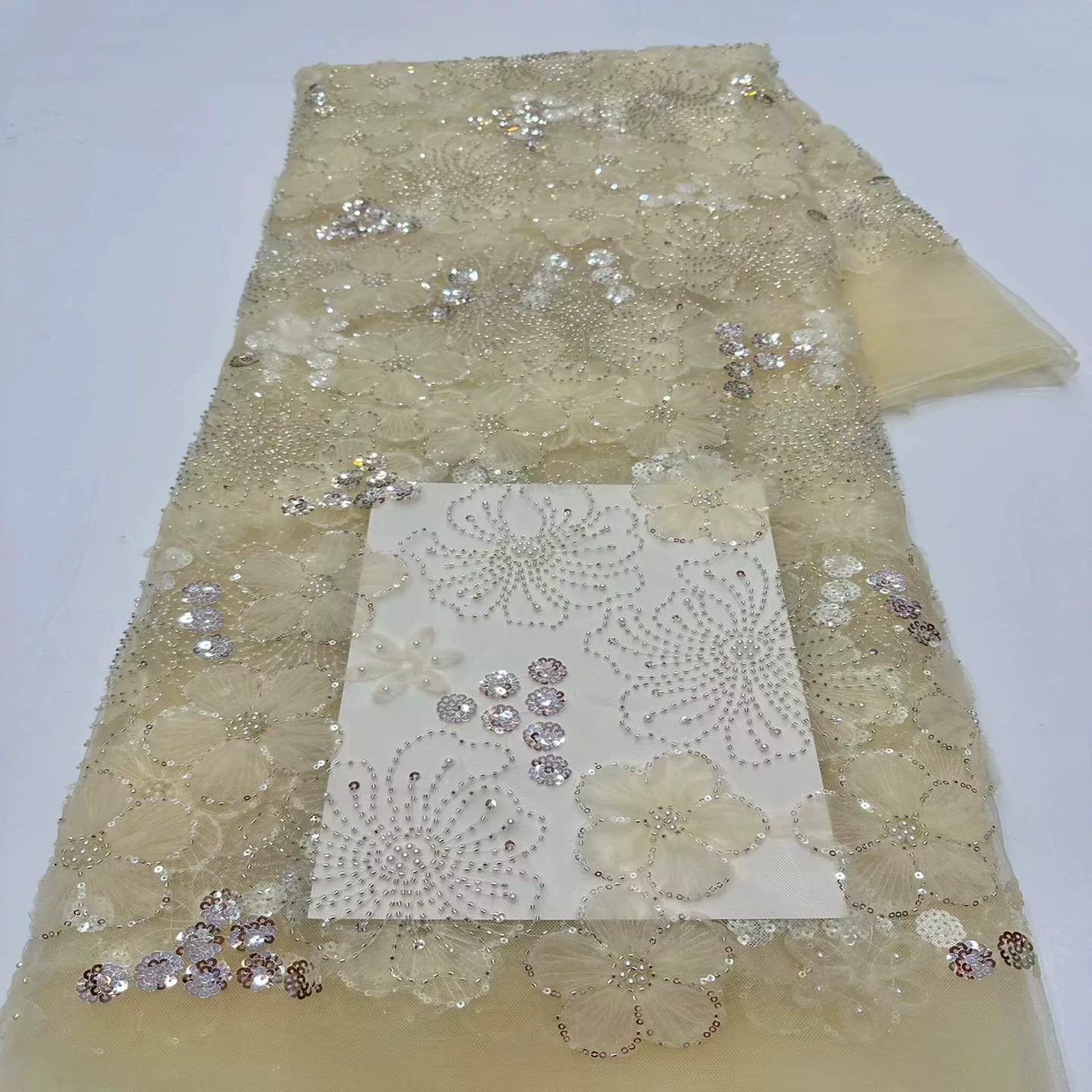 5yard soft mesh fabric Crystal - Crystal Mesh Fabric avis et prix